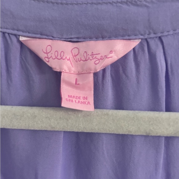 Lilly Pulitzer Lilac Stacy Sleeveless Shirt - Picture 2 of 6